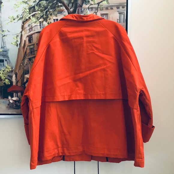 NWOT - 100% Cotton Oversized Pea Jacket - Picture 3 of 3